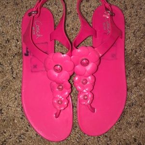 Coach Jelly Sandals